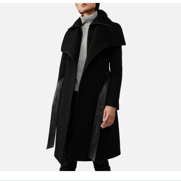 Mackage Nori-K Double Collar Wool Coat - Picture 4 of 13